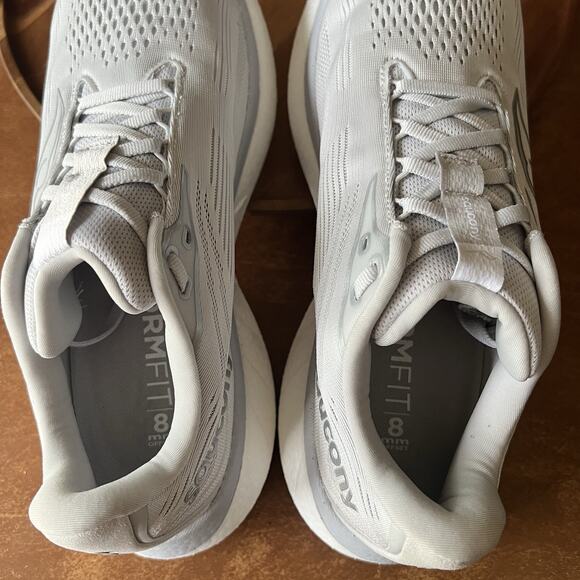 Saucony Ride 18 Women's 9.5 Cushion Cloud Gray Road Running Shoes Sneakers - Picture 14 of 16